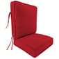 Jordan Manufacturing Veranda Red 2pc. Deep Seat Chair Cushions - image 1