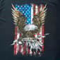 Mens Patriotic Brave Eagle II Short Sleeve Graphic Tee - image 2
