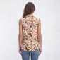 Petite Emily Daniels Sleeveless Floral Jacquard Blouse - image 2