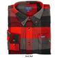 Mens Smith''s Long Sleeve Buffalo Plaid Flannel Shirt - image 2