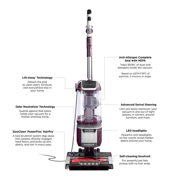 Shark&#174; Rotator Pet Lift-Away ADV Upright Vacuum - LA702