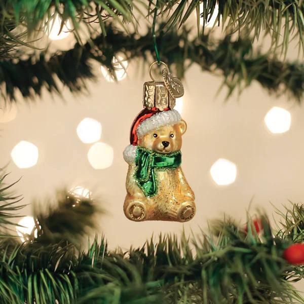 Old World Christmas Mini Teddy Bear - image 
