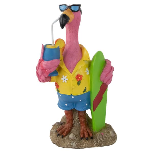 Northlight Seasonal Tropical Pink Flamingo Garden Statue - image 