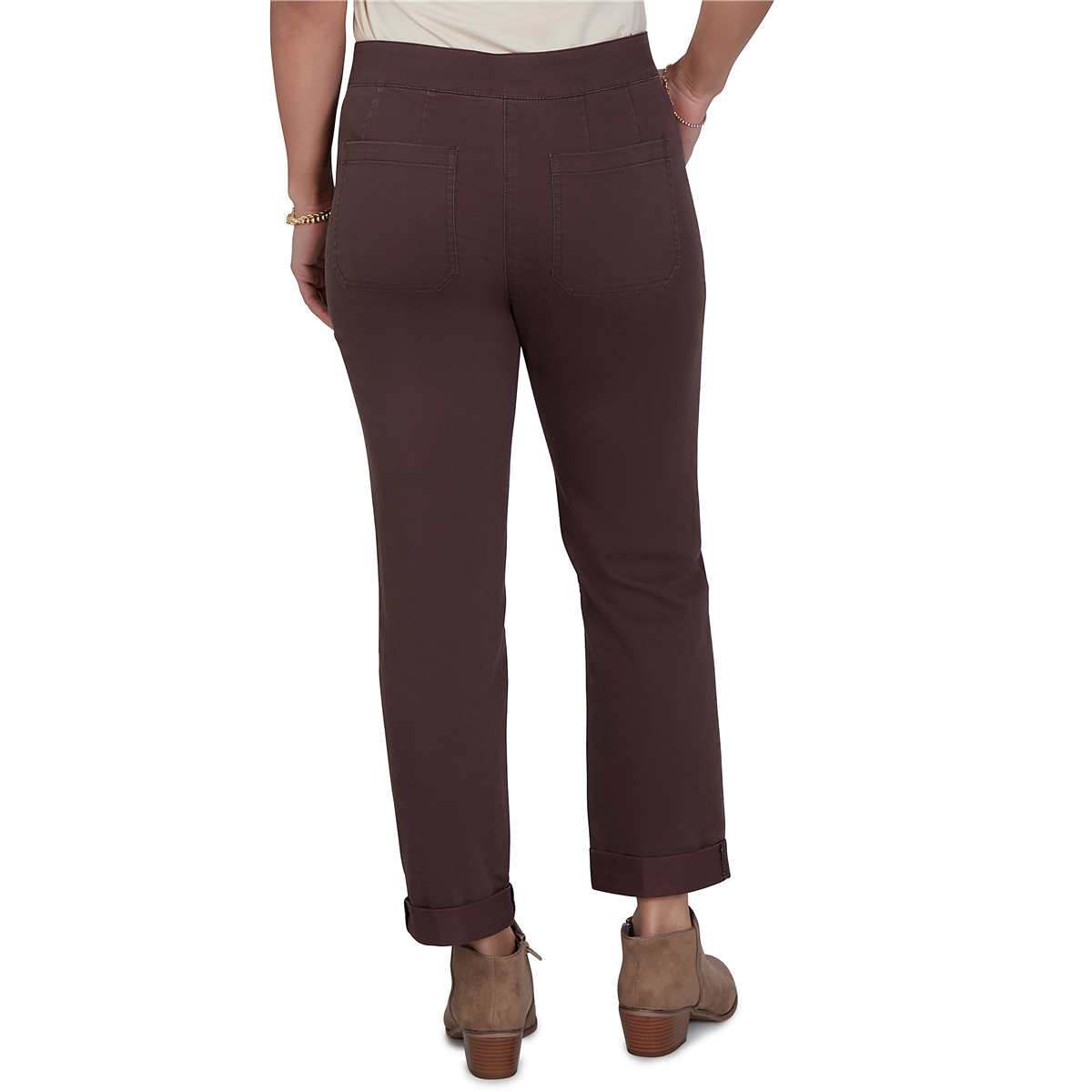Womens Ruby Rd. Romance On The Ranch Washed Twill Pants