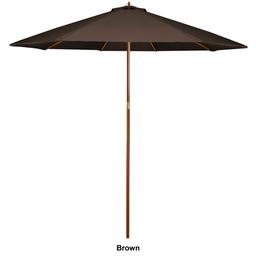 Northlight Seasonal 9ft. Wooden Pole Patio Market Umbrella