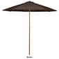 Northlight Seasonal 9ft. Wooden Pole Patio Market Umbrella - image 3