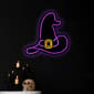 Northlight Seasonal 15in. LED Neon Witch Hat Window Silhouette - image 8