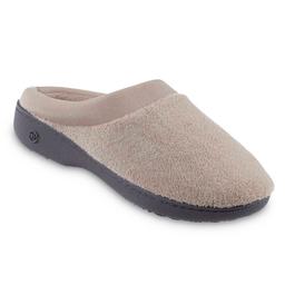Womens Isotoner(R) Microterry Hoodback Slippers