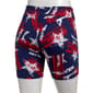 Womens Runway Ready Stripe Stars Bike Shorts - image 2