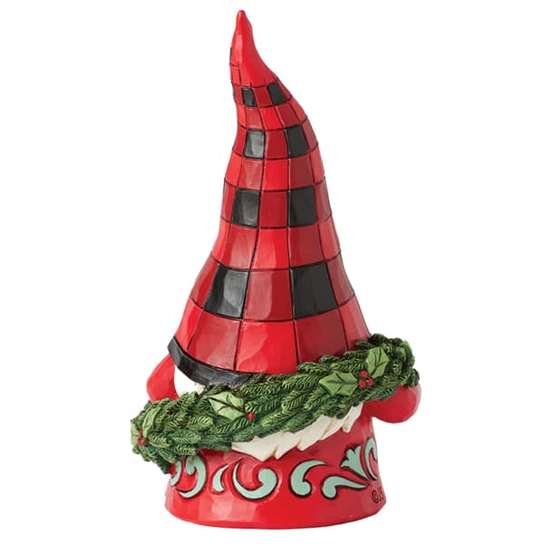 Jim Shore Highland Glen Gnome Wreath Christmas Figurine
