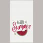 Hello Summer Watermelon Waffle Weave Kitchen Towel - image 1