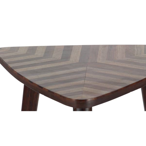 9th & Pike® Dark Brown Wood Modern Accent Table