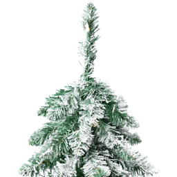 Northlight 3.5ft. Pre-Lit Pencil Flocked Alpine Christmas Tree
