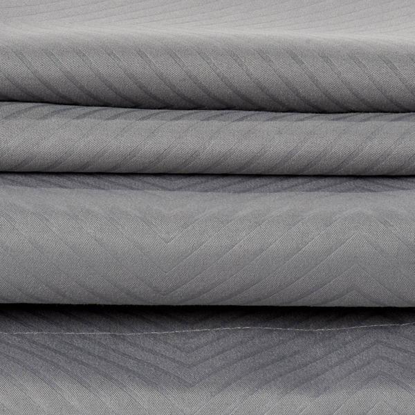 Hotel Suites Collection 6pc. Chevron Embossed Sheet Set - Grey