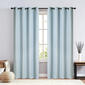 Sunshield Linen Blend100% Blackout Grommet Curtains - image 1