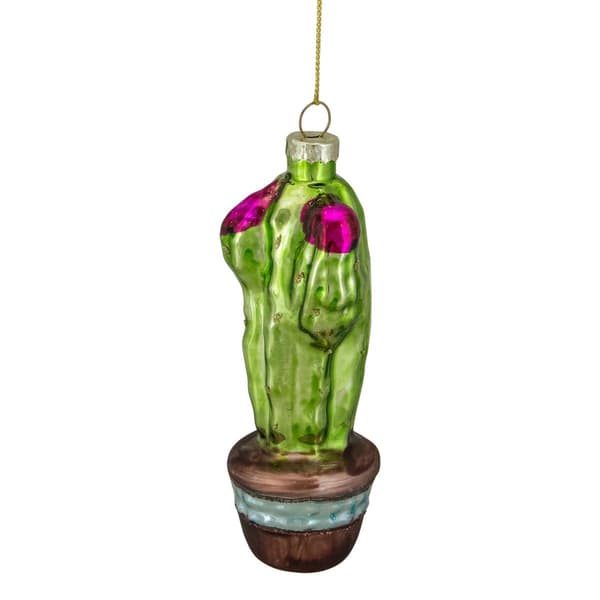 Northlight Seasonal Pink Potted Cactus Christmas Ornament
