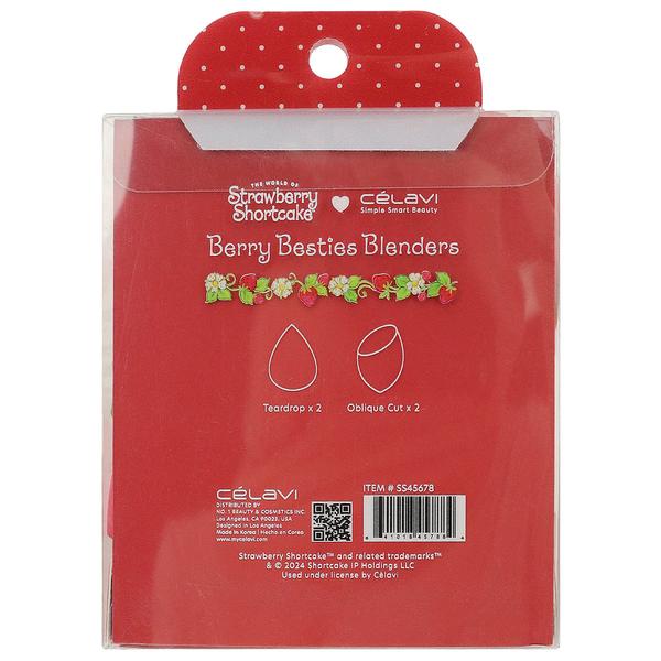 Celavi X Strawberry Shortcake™ Printed Makeup Blenders