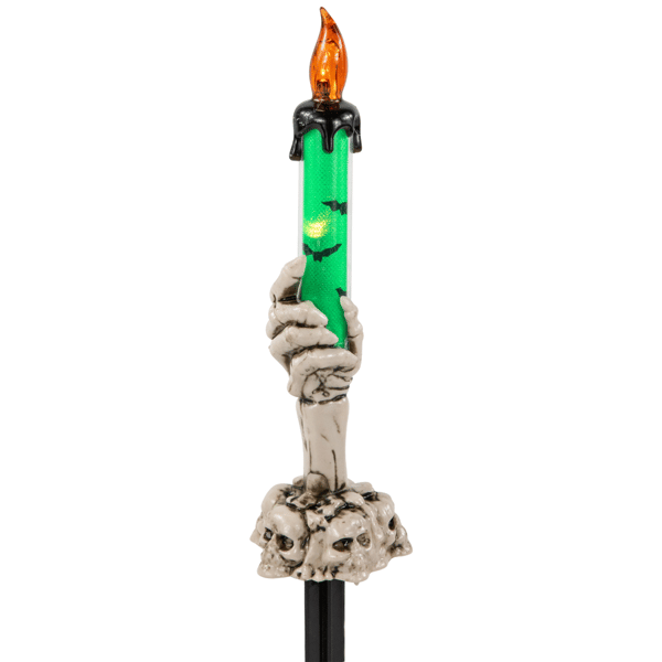 Northlight LED Lighted Skeleton Candle Halloween Décor - Set of 6
