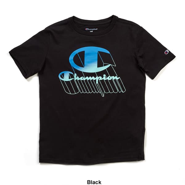 Boys &#40;8-20&#41; Champion&#174; Lineage Short Sleeve Tee - Black