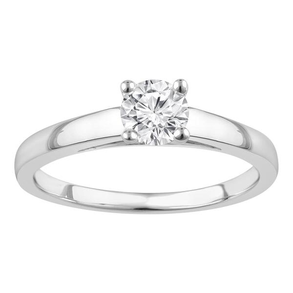 Nova Star&#40;R&#41; White Gold 1/2ctw. Lab Grown Diamond Engagement Ring - image 