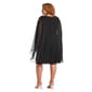 Plus Size R&M Richards Chiffon Duster Cape Wrap Dress - image 2