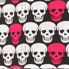 Betsey Johnson Skulls Bright Pink Sheet Set