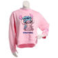 Juniors Freeze Stitch & Angel Mock Neck Fleece Sweatshirt - image 2