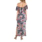 Womens 24/7 Comfort Apparel Paisley Maternity Maxi Dress - image 3