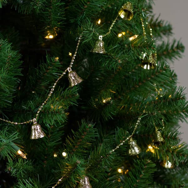 Northlight Seasonal 9ft. Gold Jingle Bell Christmas Garland