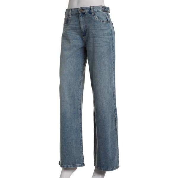 Juniors Celebrity Pink Low RiseStraight Leg Tab Waist Jeans