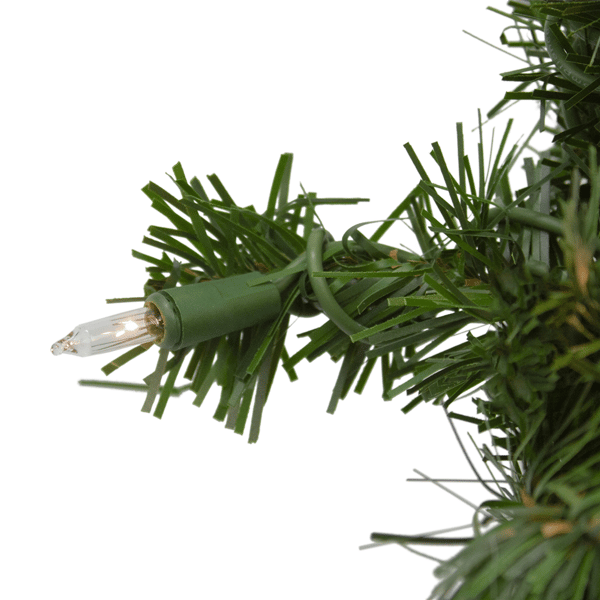 Northlight 12in. Pre-Lit Deluxe Windsor Pine Christmas Wreath