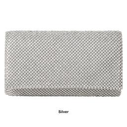 Jessica McClintock Cassie Diamonte Flap Clutch