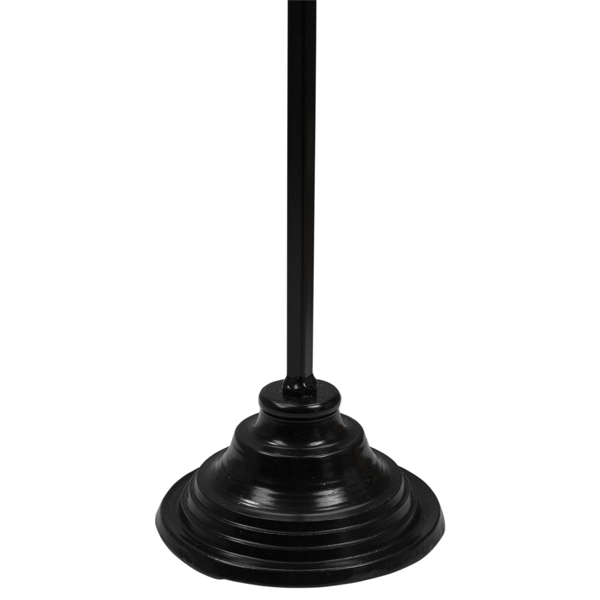 Northlight 30in. Black Metal Christmas Wreath Hanger Stand