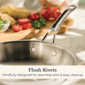 Anolon® EverLast 10pc. Tri-Ply Clad Cookware Set - image 6