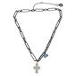 Steve Madden Puffy Cross Pendant Necklace - image 1