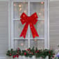 Northlight Seasonal LED Color Changing Red Sequin Bow Décor - image 2