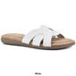 Womens Cliffs by White Mountain Fortunate Slide Sandal - image 6