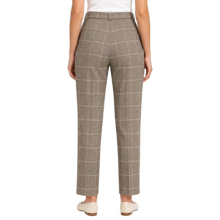 Womens Zac & Rachel Pull On Plaid Millennium Pants