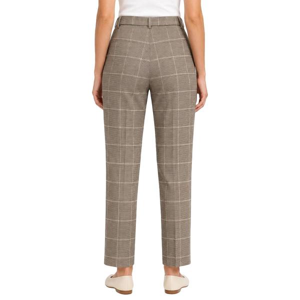 Womens Zac & Rachel Pull On Plaid Millennium Pants