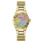 Womens GUESS Gold-Tone Ombre Glitter Dial Watch - GW0882L2 - image 1