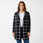 Womens Love Scarlett Long Sleeve Plaid Notched Collar Coatigan - image 1
