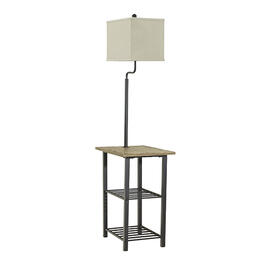 Ashley Furniture Black Metal Table Floor Lamp