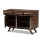 Baxton Studio Ashfield 3-Drawer Sideboard - image 4