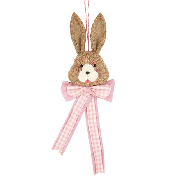 Northlight Seasonal Easter Bunny with Bow Hanging Wall Decor - image 