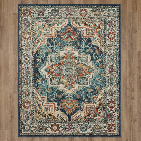 Mohawk Home Dellen Blue Accent Rug