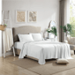 Swift Home Ruffle Hem 4pc. Lightweight Microfiber Sheet Set - image 1