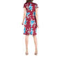 Womens 24/7 Comfort Apparel Floral Faux Wrap Dress - image 3