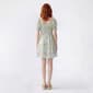 Juniors No Comment Short Sleeve Puff Smock Bodice Tier Dress - image 2