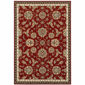 HomeRoots Red Oriental Power Loom Stain Resistant Accent Rug - image 1