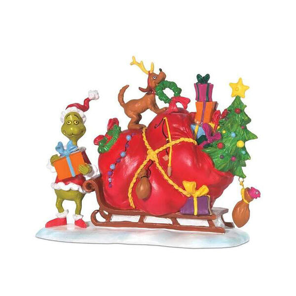 Department 56 Grinch Village The Grinch&#39;s Heart Grew - image 